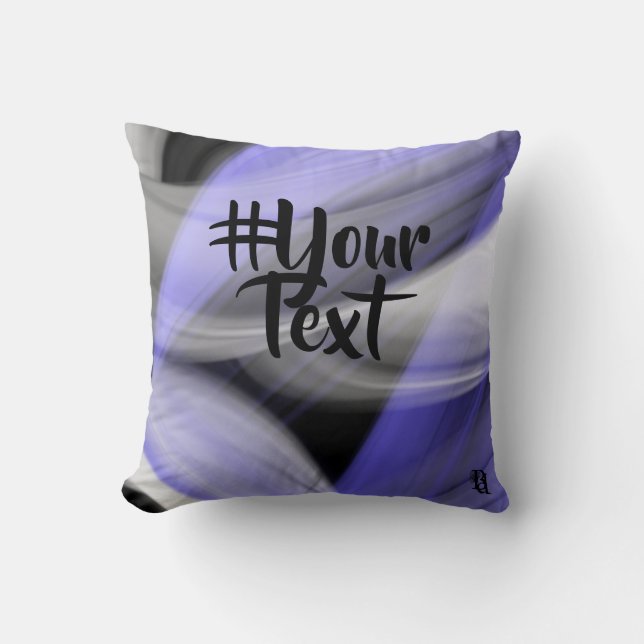 Resumen de almohada Violeta de Lavanda de tendenci (Anverso)