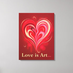 Resumen de amor Corazón de arte romántico