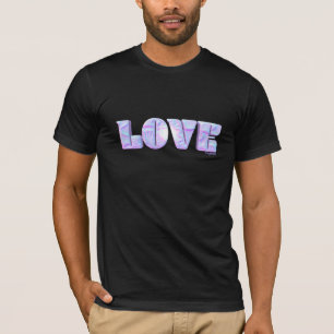 Resumen de AMOR, gráfico moderno, camiseta negra d