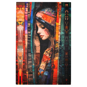 Resumen de arte bohemio con texturas etéreas