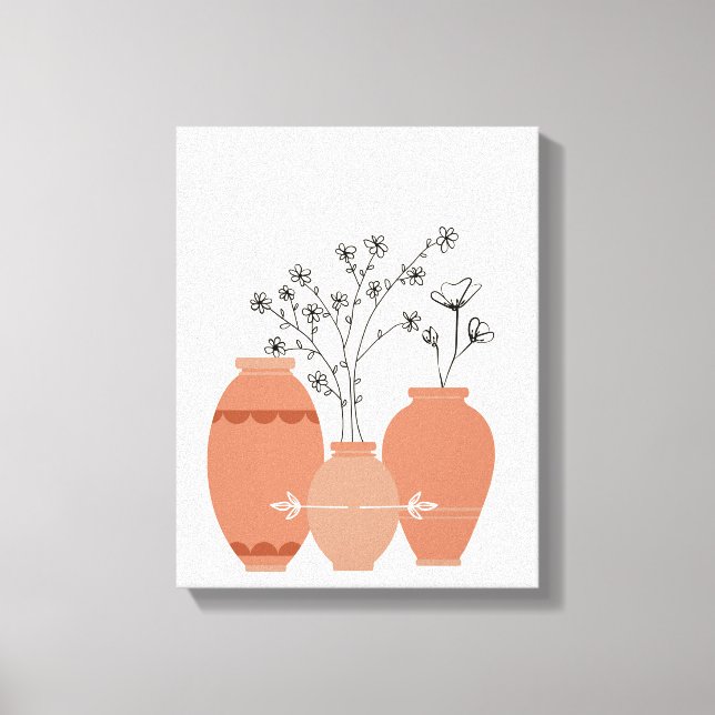 Resumen de arte bohemio de tela estirada (Anverso)