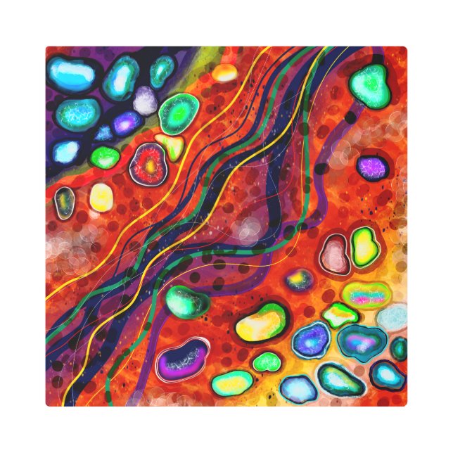 Resumen de arte colorido (Anverso)