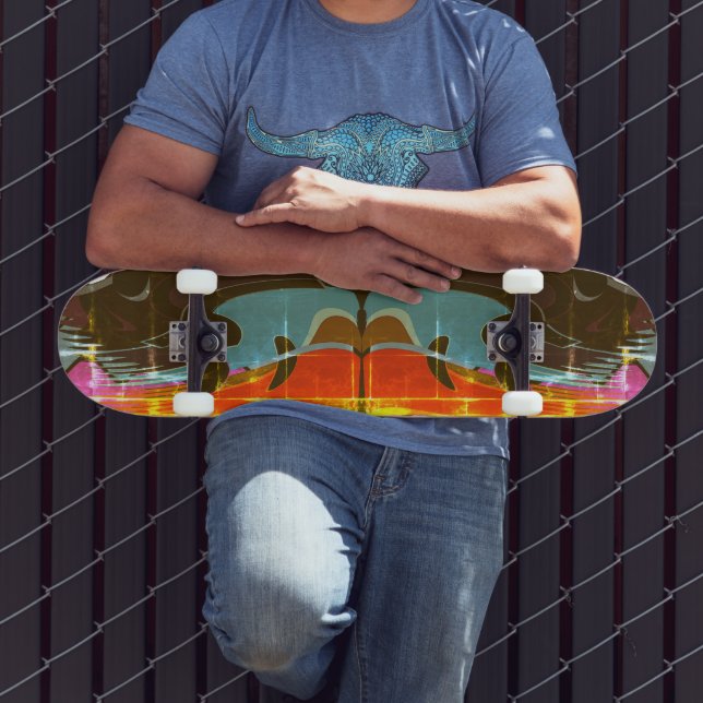 Resumen de arte de graffiti en skateboard (Exterior 3)