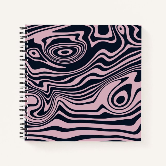 Resumen de arte de las olas de mármol | Cuaderno (Anverso)