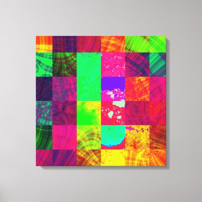 Resumen de arte de lienzo fractal (Anverso)