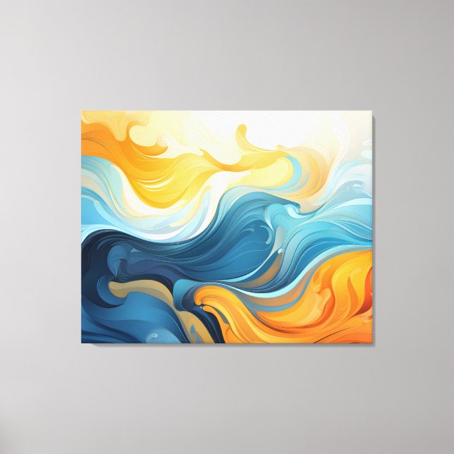 Resumen de arte de pared de lienzo (Anverso)