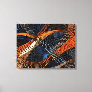 Resumen de arte de pared de lienzo