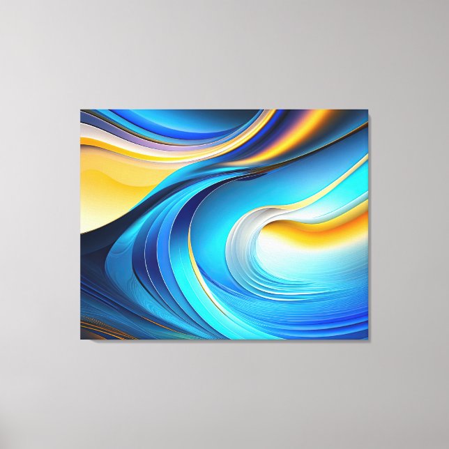 Resumen de arte de pared de lienzo (Anverso)