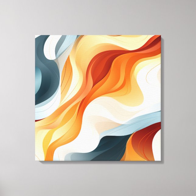 Resumen de arte de pared de lienzo (Anverso)