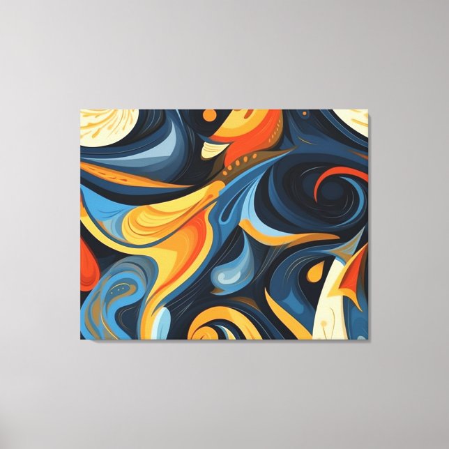 Resumen de arte de pared de lienzo (Anverso)