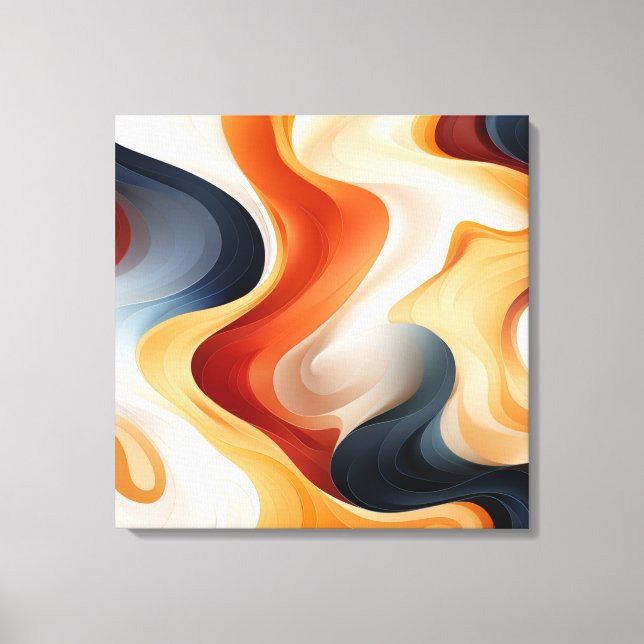 Resumen de arte de pared de lienzo (Anverso)
