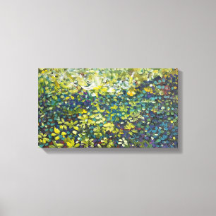 Resumen de arte de pared de lienzo acrílico forest