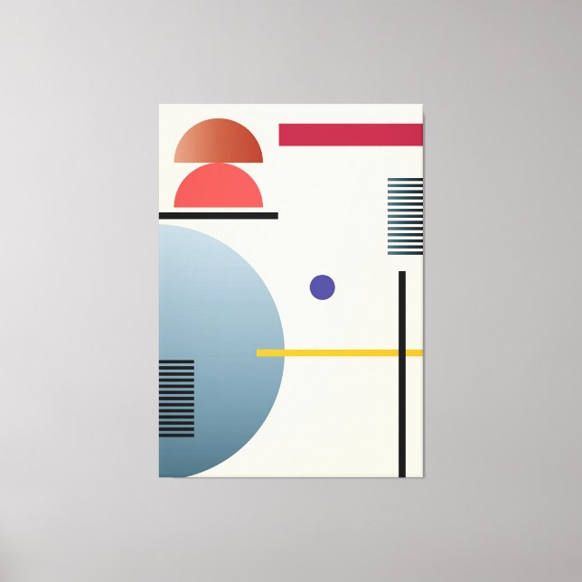 Resumen de arte de pared geométrica (Anverso)