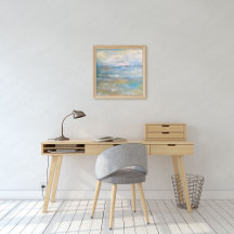 Resumen de arte de pintura costera en la playa