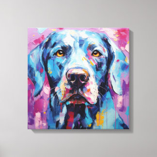 Resumen de arte de retrato de perro Pintura de ace