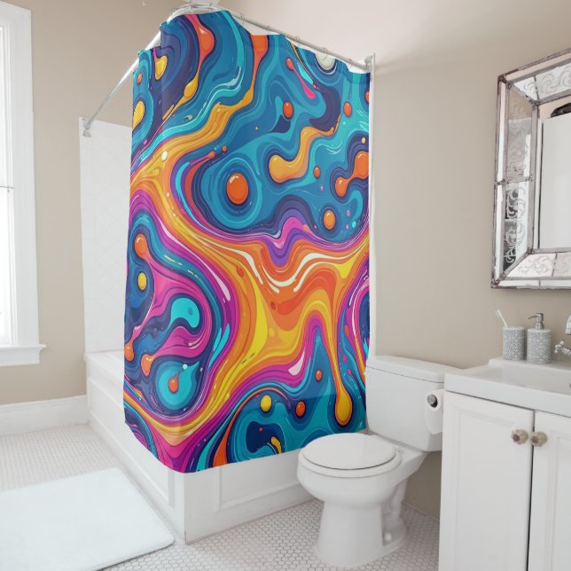 Resumen de arte de superficie 1200 - Cortina de du (In situ)