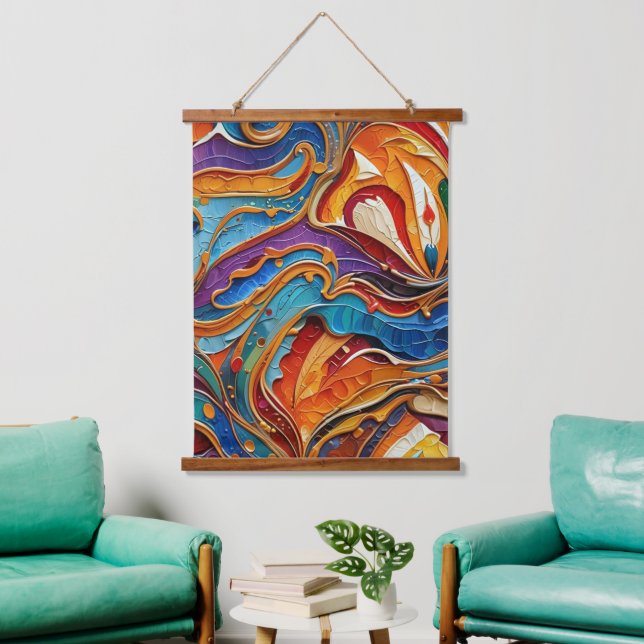 Resumen de arte de superficie 1211 - Tapiz de pare (Sala de estar)