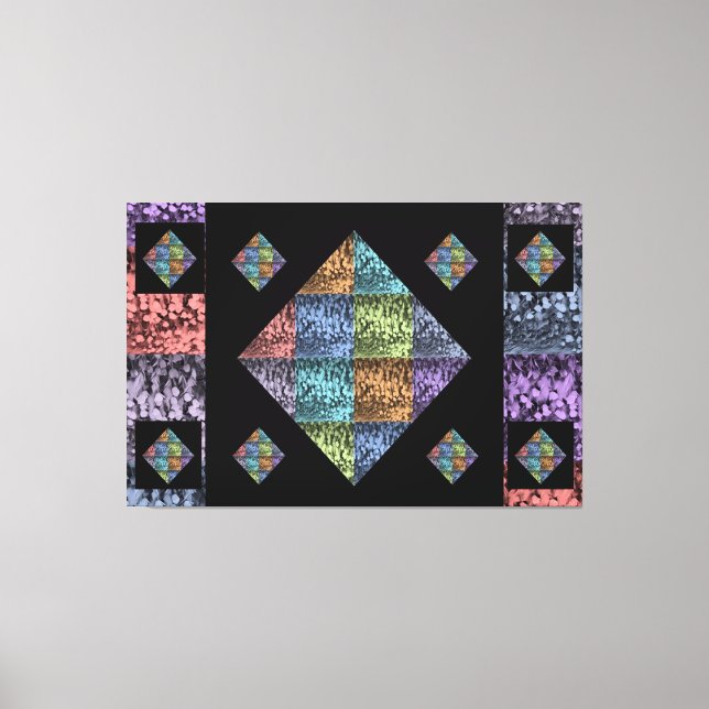 Resumen de arte de tulipanes multicolores (Anverso)