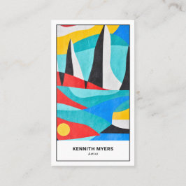 Resumen de arte empresarial | Tarjeta de presentac