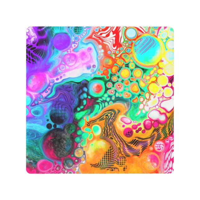 Resumen de arte fluido moderno (Anverso)