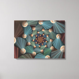 Resumen de arte fractal con pizarra marrón profund