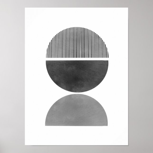 Resumen de arte Minimalista - Semi Circles 3 (Frente)