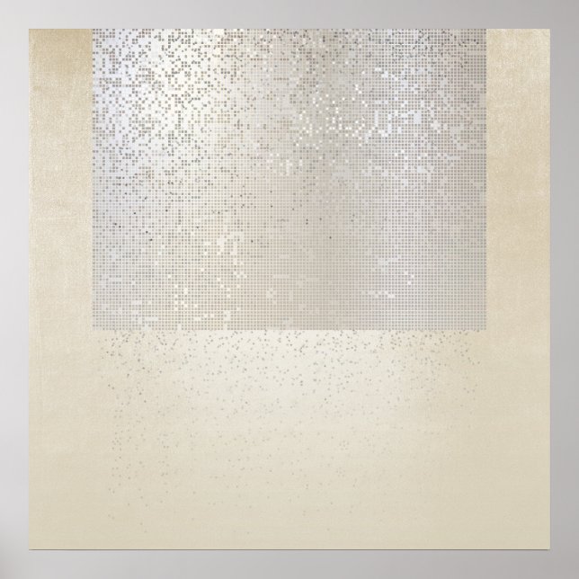 Resumen de arte moderno Ciber geométrico binario g (Frente)