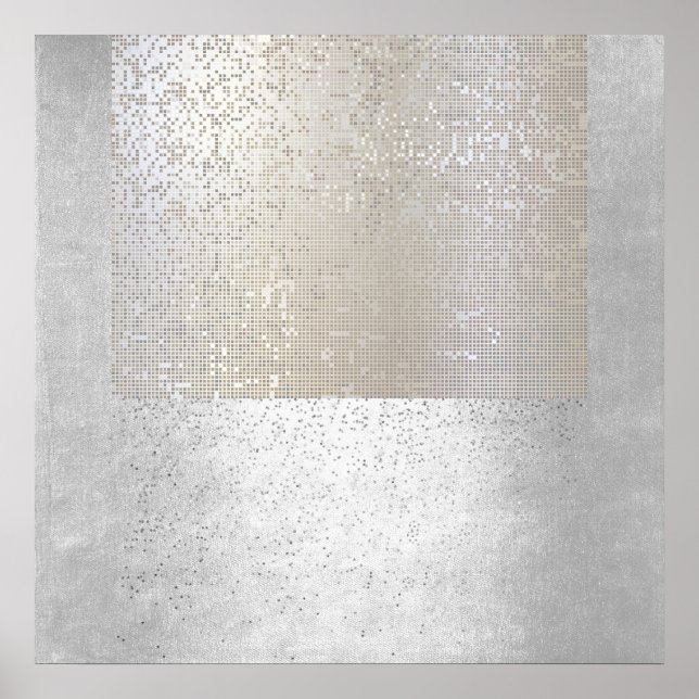 Resumen de arte moderno Ciber geométrico binario g (Frente)