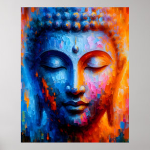 Resumen de arte moderno colorido Pintura de Buda