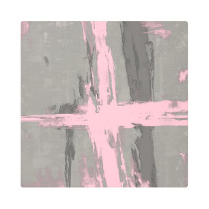 Resumen de arte moderno estilo rosa gris