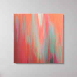Resumen de arte moderno Rosa caliente y Naranja