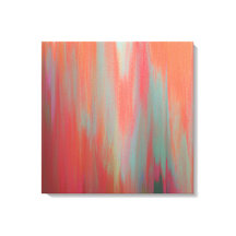 Resumen de arte moderno Rosa caliente y Naranja