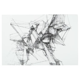 Resumen de arte mural Metalizado de SciFi