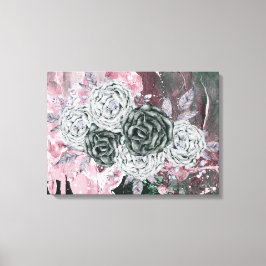 Resumen de arte romántico vintage floral