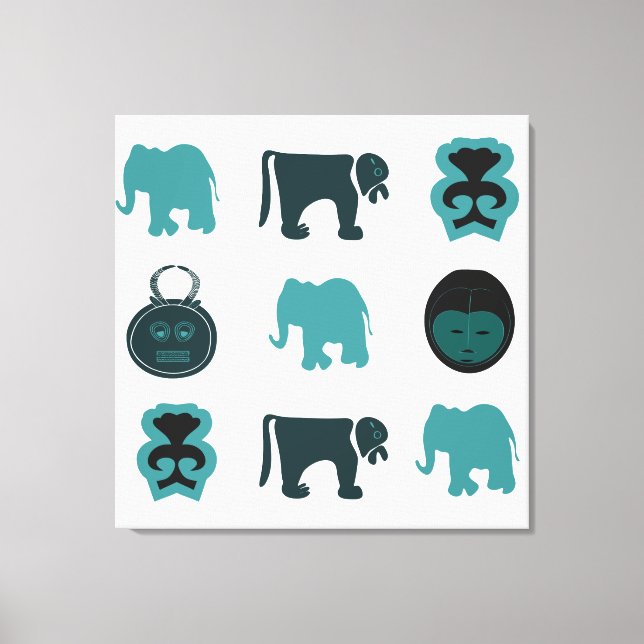 Resumen de arte tribal africano (Anverso)