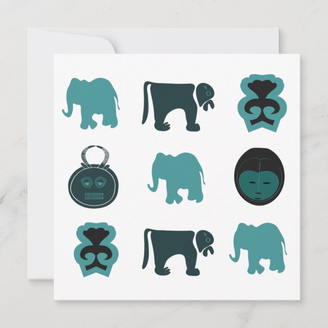 Resumen de arte tribal africano (Anverso)