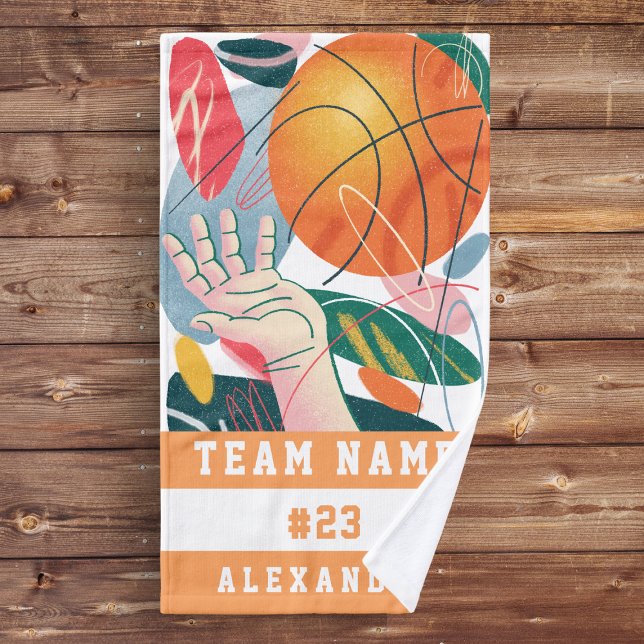 Resumen de baloncesto Diseño Equipo Nombre Número  (Subido por el creador)