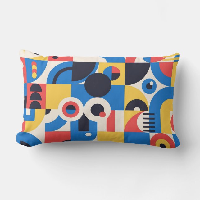 Resumen de Bauhaus Cojín decorativo / Cushion (Anverso)