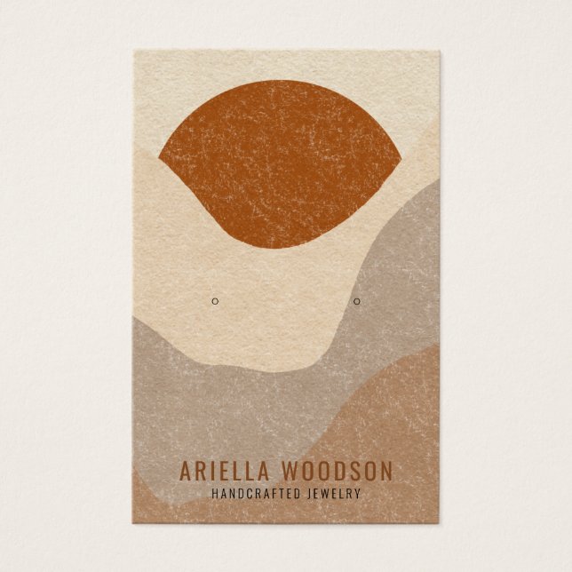 Resumen de Boho Terracotta Sand Jewelry Earting (Anverso)