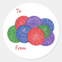 Resumen de bolas de Navidades a De pegatinas de va