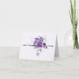Resumen de Bouquet floral - Tarjeta de nota