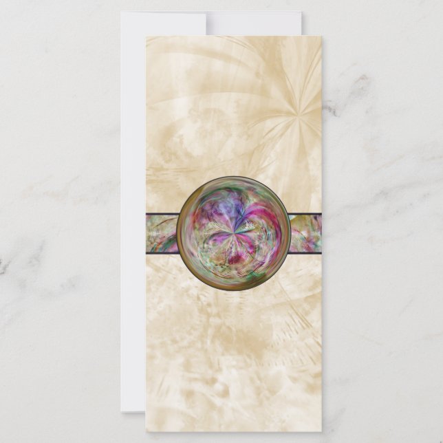 Resumen de burbuja Mandala con cinta de opciones (Anverso)