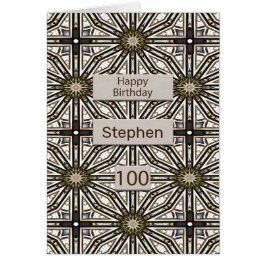 Resumen de cumpleaños 100 Diseño de Mandala