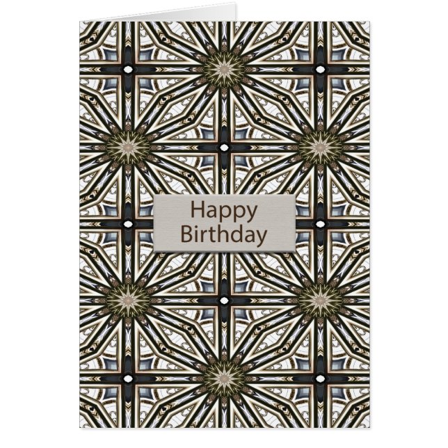 Resumen de cumpleaños Diseño de Mandala (Frente)