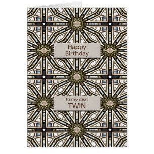 Resumen de cumpleaños doble diseño de Mandala