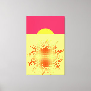 Resumen de diseño de arte de Sunset