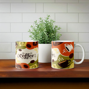 Resumen de diseño de tazas para café en la tierra