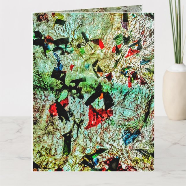 Resumen de doble textura blanca de la tarjeta de f (Anverso)