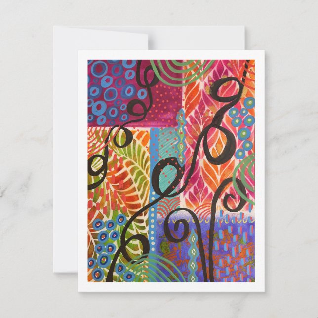 Resumen de febrero con tarjeta de nota plana de pl (Anverso)