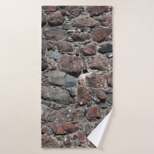 Resumen de fondo de textura de pared de piedra med